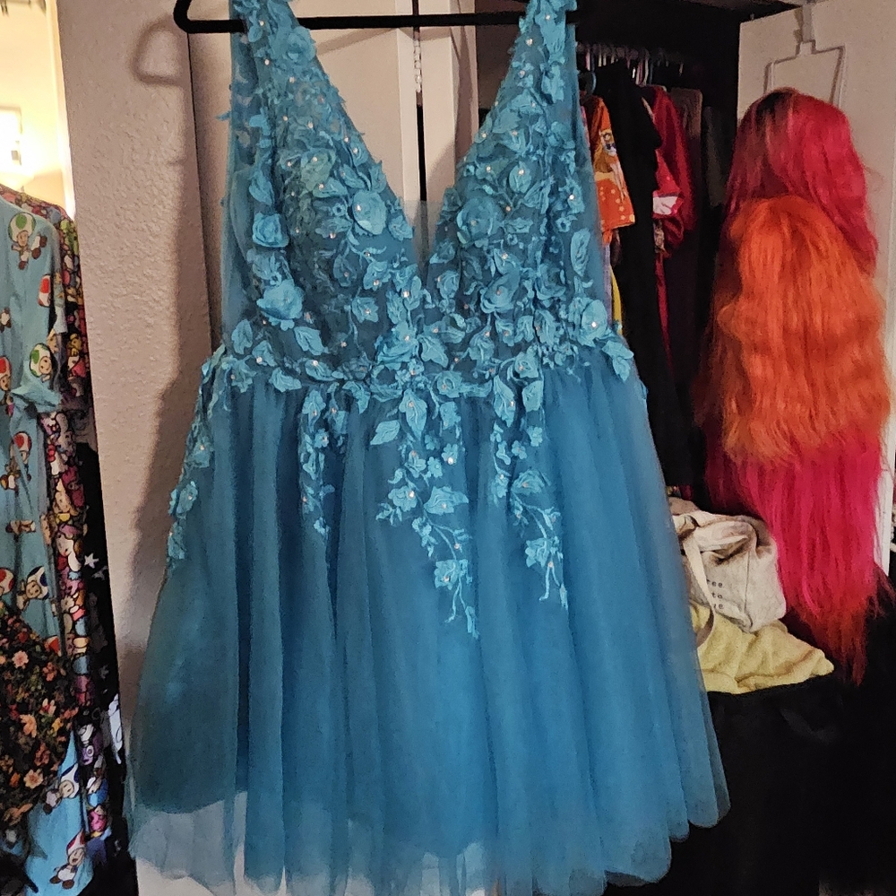 Glamlora blue jade dress 👗